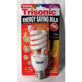 24 Energy Saving Light Bulbs CFL 25W / 125W Save $$ 75%