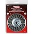 Lincoln Electric KH305 Knotted Wire Wheel Brush, 20000 rpm, 4" Diameter x 1/2" Face Width, 5/8" x 11 UNC Arbor (Pack of 1)