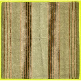6'6 x 6'6 Green Hand Tufted Wool Gabbeh Square Rug