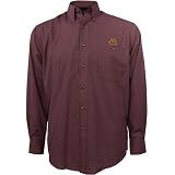 Antigua Minnesota Golden Gophers Maroon Matrix Long Sleeve Dress Shirt