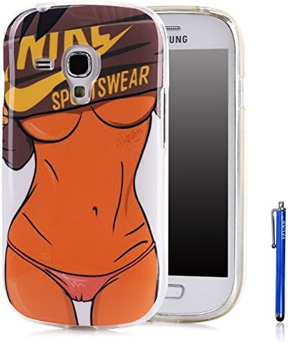 Galaxy S Duos 2 II Case,S Duos Cover,Vfunn Premium TPU Gel Scratch Resistant Slim Fit Funny Cartoon Case Cover for Samsung Galaxy S Duos II 2 S7582 S7580/Galaxy S Duos S7562 S7568 S7560 with 1 Screen Protector 1 Blue Stylus Pen(S7582 S7562 TPU Case) (Sportswear)