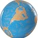 American Educational Vinyl Clever Catch World Geography Ball, 24" Diameter