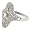 Antique Style Pave/Round Bezel Set Diamond Ring.54cttw