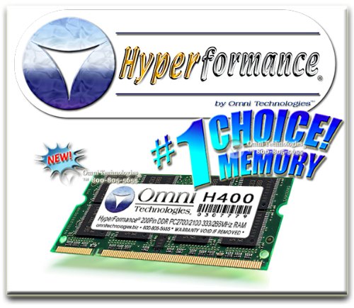 1GB 200-pin PC3200 400MHz DDR LAPTOP SODIMM HYPERFORMANCE DESKTOP RAM MEMORY MODULE