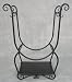 VICTORIAN SCROLL Fireplace Hearth Woodstove Center : Wood Log & Kindling Bin Holder with Tool Set – BLACK