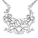 Sterling Silver Viking Ancient Urnes Artwork Pendant Necklace