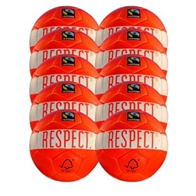 Eco Soccer Ball - Premium Match (Size 5 White Band) Multipack (10)