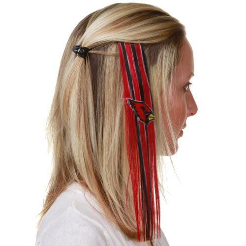 Arizona Cardinals Ladies Cardinal-Black Sports Extension Hair Clips