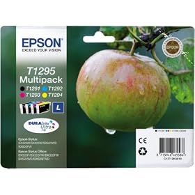 Epson Durabrite T1295 Apple Genuine Multipack Ink Cartridges