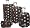 Brown/Blue Polka Dots