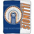 Fighting Illini Blanket - University of Illinois Fighting Illini Raschel 50 x 60 Blanket