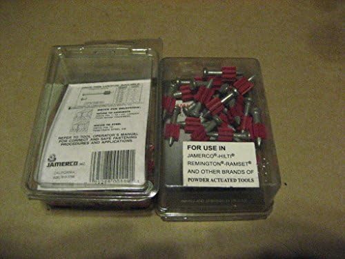 .300 Head Diameter Drive Pins for All Low Velocity, Piston Drive Powder Actuated Tools 1" Pin (25 Pieces)