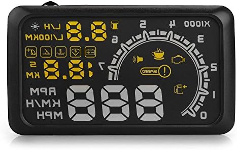 Car OBD II HUD Head Up Display 5.5" Screen Safe Driving