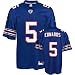 Buffalo Bills Trent Edwards #5 Reebok Alternate Replica Jersey, XXX-Large
