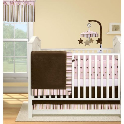 Banana Fish Skinny Latte 4-Piece Baby Crib Bedding Set product image