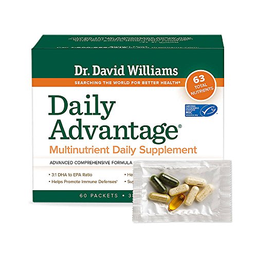 Dr. Williams' Daily Advantage Multi-Nutrient Vitamin Supplement for Boundless Energy and Total Body Wellness, 60 Packets (30-Day Supply) Dr. Williams' Daily Advantage Multi-Nutrient Vitamin Supplement for Boundless Energy and Total Body Wellness, 60 Packets (30-Day Supply)