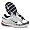 White/ Metallic Silver/ Black