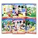 Disney Mickey Mouse Clubhouse 24-Piece Jigsaw Puzzle, A Set of 6 Puzzles