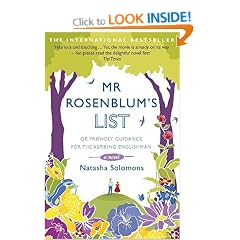 Mr. Rosenblum's List: Or Friendly Guidance for the Aspiring Englishman