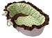 Hoohobbers Moses Basket, Dots Green