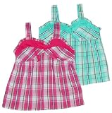 Toddler Girls' Plaid Baby Doll Top