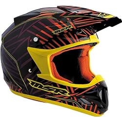 MSR Racing Burst Velocity Men's MotoX Motorcycle Helmet - Violet/Red