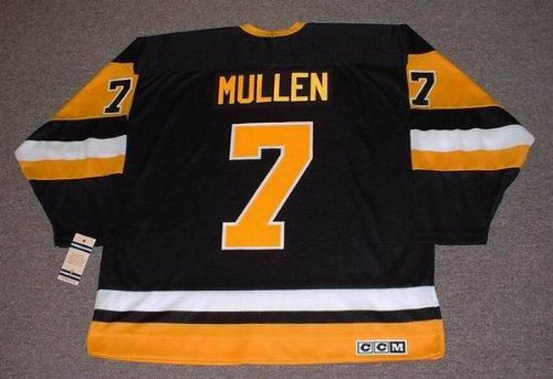 Buy JOE MULLEN Pittsburgh Penguins 1992 CCM Vintage Throwback Away Hockey Jersey