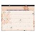 AT-A-GLANCE Monthly Desk Pad Calendar, Paper Flowers Design, Academic Year, 12 Months, July 2015-June 2016, 21.75 x 15.5 Inch Page Size (5035-A5)