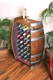 32 Bottle Wine Barrel Cabinet By Wine Barrel Creations