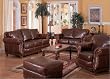 Butler Leather Sofa and Love Seat By Coaster Furniture