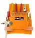 Split Pants - BOURN TOUGH LNB-26 10 pocket split suede leather contractors tool pouch / nail bag - Tanned Brown