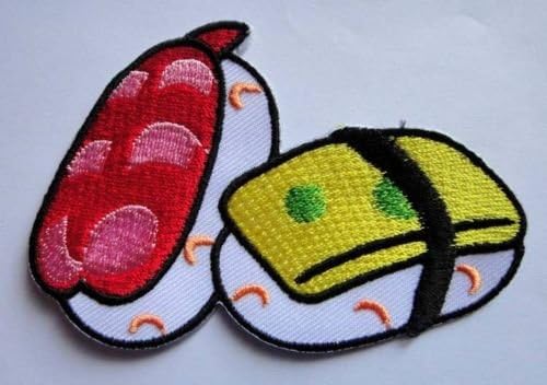 SUSHI JAPANESE FOOD KIDS Jacket t-shirt Patch Sew Iron on Embroidered