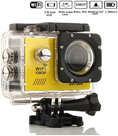 Yutop Action Sport Camera Original SJ7000 WIFI Waterproof 30M full1080P 14MP HD Sports Cam Yellow