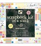 Scrapbook Kit In A Stack 12X12 Pad-Birthday