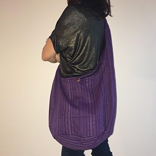 Thai Cotton Hippie Hobo Sling Crossbody Bag Messenger Purse Ethnic Elephant Parade