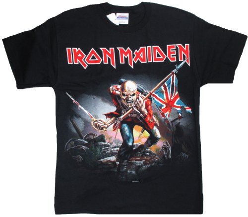  Iron Maiden The Trooper Men's Black T-Shirt