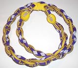 LSU Twisted Rope Necklace