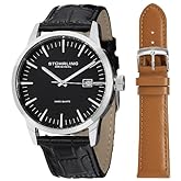 63% Off Men's Stuhrling Original Swiss-Quartz Ascot Watches with Extra Strap