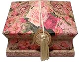 Punch Studio Sweetheart Rose Soap Set In Pagoda Keepsake Box