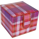 Cherry Plum Baekgaard Fall Tartan Brights Jewelry Box