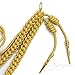 BEAU Braided Aiguillette with Metal Tips, Gold