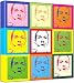 Coldplay - Pop Art Print (2-Tone; Andy Warhol's Che Guevara Style) 30 x 30 x 2 cm Medium Square Deep