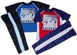 Boys' Track Set with Baseball Screenprint