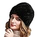 FURTALK Womens Girls Real Mink Fur Knitted Hat Winter Beanie Warm Cap