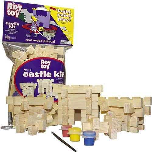 RoyToy 20112 Build &amp; Paint Castle Kit