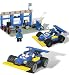 Best Lock 300-Piece Blue Racing Car