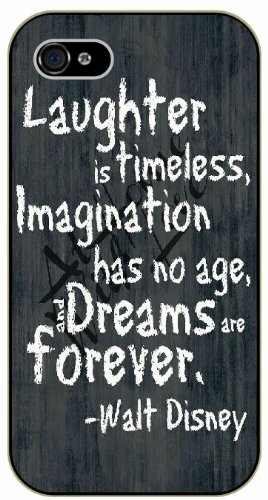 iPhone 6 Walt Disney quotes – Laughter is timeless, imagination has no age, and dreams are forever – black plastic case / Inspiration iPhone 6 Walt Disney quotes – Laughter is timeless, imagination has no age, and dreams are forever – black plastic case / Inspiration