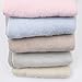 LANACare Organic Merino Wool Baby Blanket, Natural White with Lace Edge
