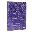 JAVOedge Purple Croc Book Style Case for the Amazon Kindle 2 (2nd Gen)