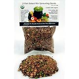 5 Part Salad Sprout Seed Mix  1 4 Lbs 4 Oz Organic Sprouting Seeds Radish Broccoli Alfalfa... by Handy Pantry